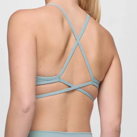 Prana Luxara High Neck Bra + Legging Set in Teal - Picture 6 of 6